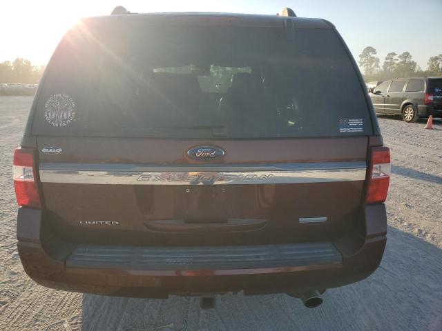 1FMJU1KT5HEA16971 - 2017 FORD EXPEDITION LIMITED BURGUNDY photo 6