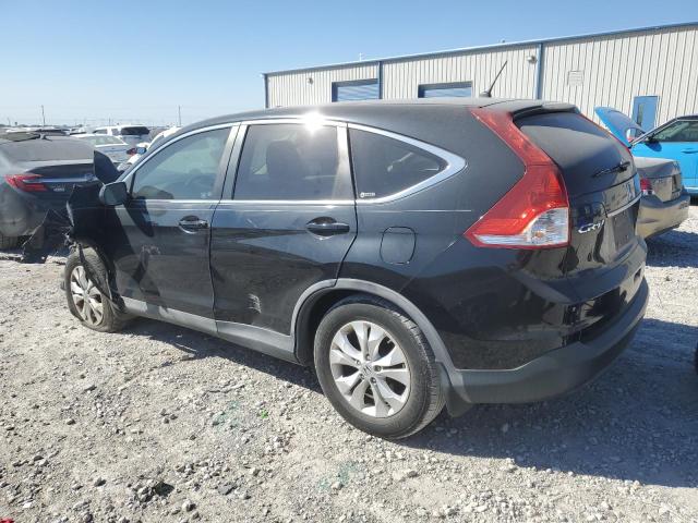 5J6RM3H56CL007576 - 2012 HONDA CR-V EX BLACK photo 2