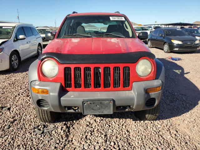 1J4GL48K24W123105 - 2004 JEEP LIBERTY SPORT RED photo 5