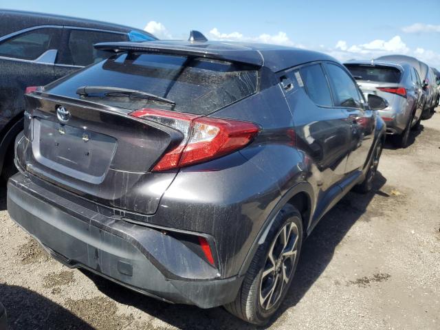 JTNKHMBX4M1097511 - 2021 TOYOTA C-HR XLE GRAY photo 3