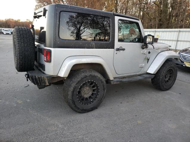 1C4AJWBG2CL111229 - 2012 JEEP WRANGLER SAHARA SILVER photo 3