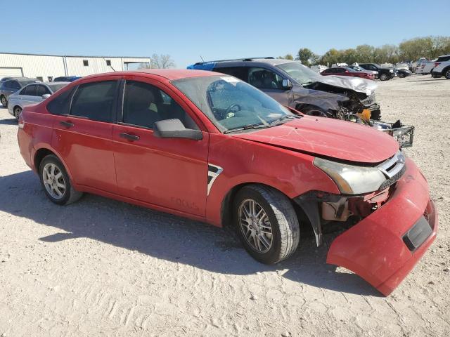 1FAHP35N28W190869 - 2008 FORD FOCUS SE RED photo 4