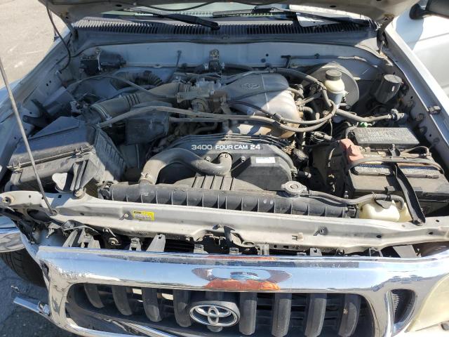 5TEGN92N72Z076136 - 2002 TOYOTA TACOMA DOUBLE CAB PRERUNNER SILVER photo 11