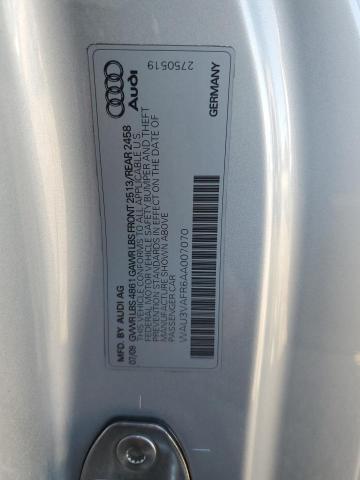 WAU3VAFR6AA007070 - 2010 AUDI S5 PRESTIGE SILVER photo 12