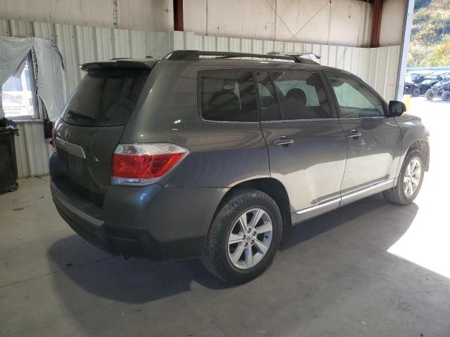 5TDBK3EH5CS148911 - 2012 TOYOTA HIGHLANDER BASE GRAY photo 3