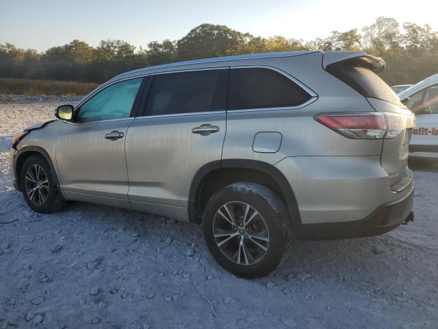 5TDKKRFH8GS505425 - 2016 TOYOTA HIGHLANDER XLE TAN photo 2