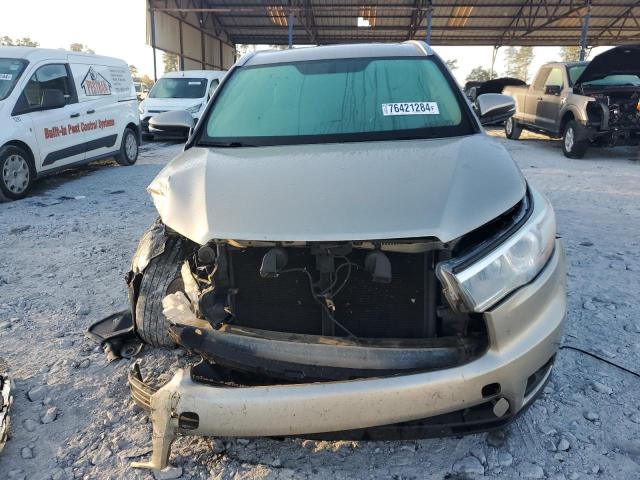5TDKKRFH8GS505425 - 2016 TOYOTA HIGHLANDER XLE TAN photo 5