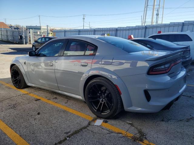 2C3CDXL99NH140947 - 2022 DODGE CHARGER SRT HELLCAT GRAY photo 2