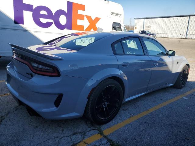 2C3CDXL99NH140947 - 2022 DODGE CHARGER SRT HELLCAT GRAY photo 3