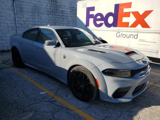 2C3CDXL99NH140947 - 2022 DODGE CHARGER SRT HELLCAT GRAY photo 4