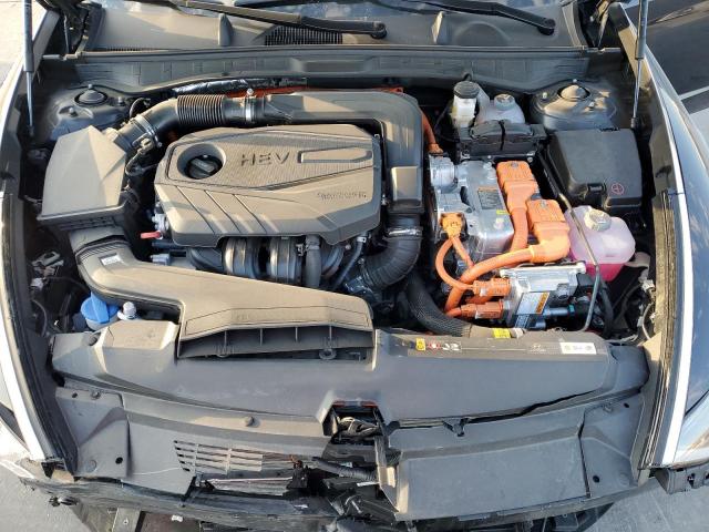 KMHL54JJ7PA058524 - 2023 HYUNDAI SONATA HYBRID BLACK photo 11