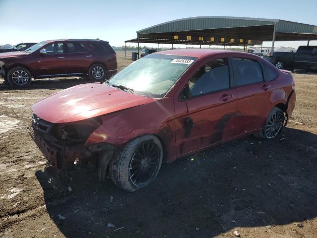 1FAHP36N49W156397 - 2009 FORD FOCUS SES RED photo 1