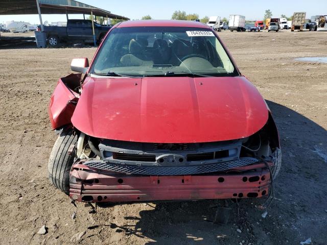 1FAHP36N49W156397 - 2009 FORD FOCUS SES RED photo 5