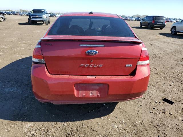 1FAHP36N49W156397 - 2009 FORD FOCUS SES RED photo 6