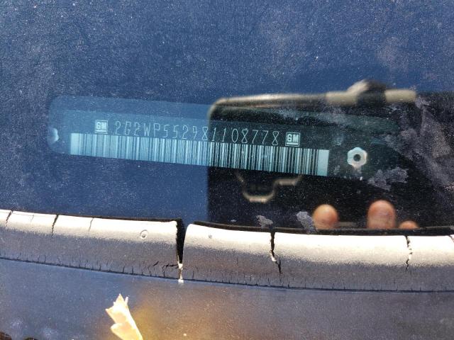 2G2WP552981108778 - 2008 PONTIAC GRAND PRIX BLUE photo 13