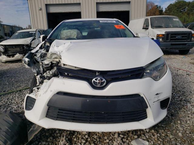 2T1BURHE6GC571669 - 2016 TOYOTA COROLLA L WHITE photo 5