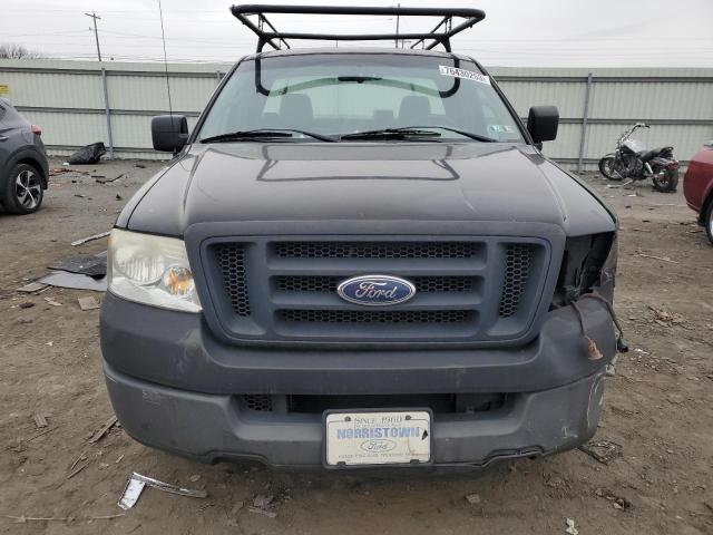 1FTRF12W25NB88298 - 2005 FORD F150 BLACK photo 5