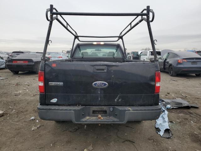 1FTRF12W25NB88298 - 2005 FORD F150 BLACK photo 6