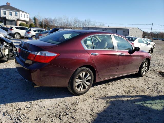 1HGCR2F38FA115479 - 2015 HONDA ACCORD LX RED photo 3