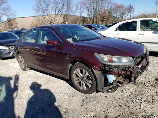 1HGCR2F38FA115479 - 2015 HONDA ACCORD LX RED photo 4