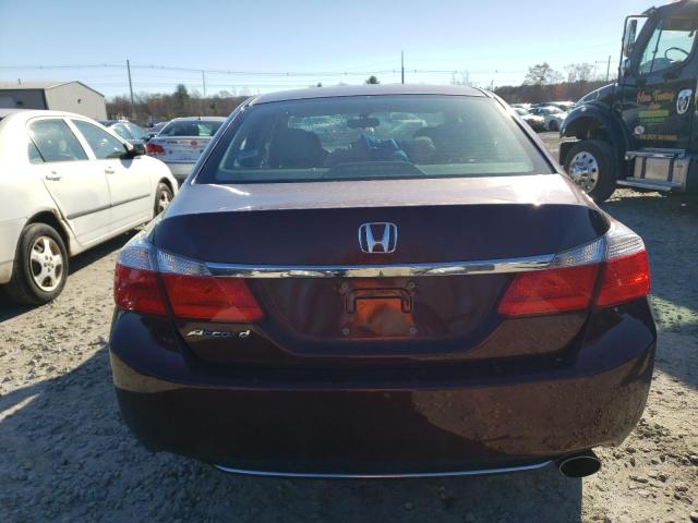 1HGCR2F38FA115479 - 2015 HONDA ACCORD LX RED photo 6