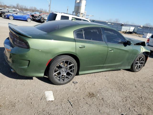 2C3CDXCT4NH190148 - 2022 DODGE CHARGER R/T GREEN photo 3