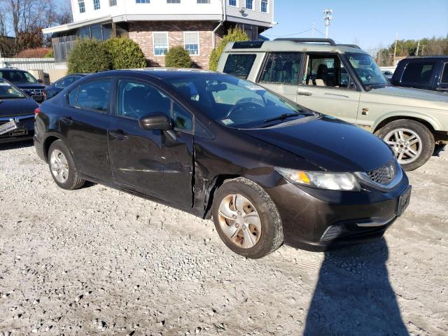 2HGFB2F53EH518496 - 2014 HONDA CIVIC LX BLACK photo 4