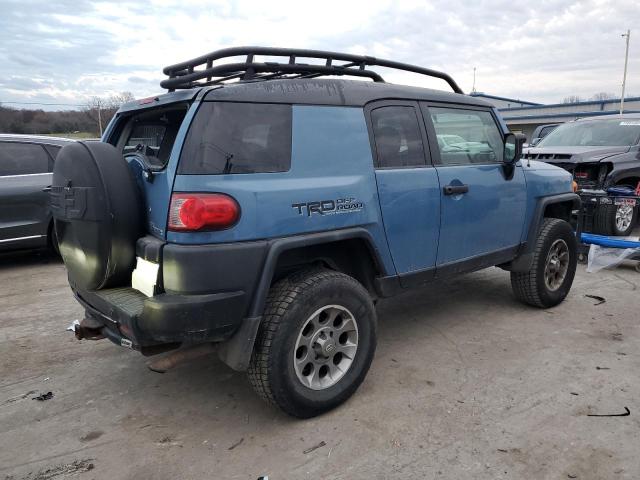 JTEBU4BF2BK112596 - 2011 TOYOTA FJ CRUISER BLUE photo 3