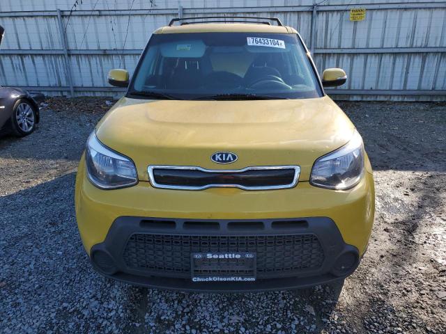 KNDJP3A5XE7030018 - 2014 KIA SOUL + YELLOW photo 5