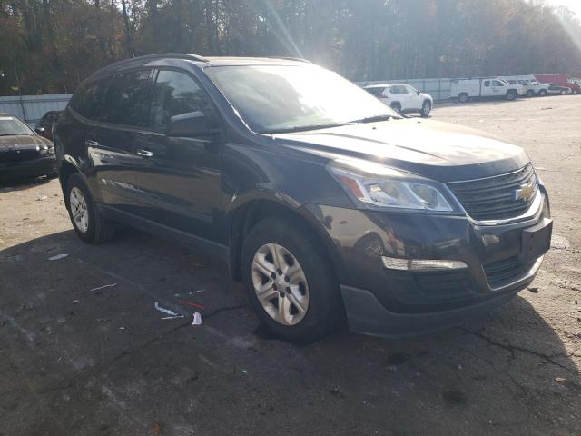 1GNKRFED6FJ385359 - 2015 CHEVROLET TRAVERSE LS CHARCOAL photo 4