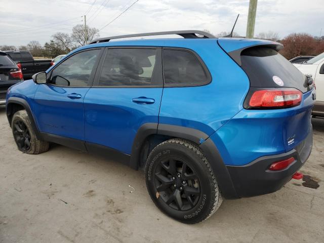 1C4PJMBB3HW626121 - 2017 JEEP CHEROKEE TRAILHAWK BLUE photo 2