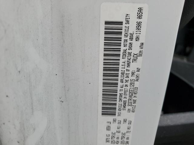 3C6TRVAG2EE112915 - 2014 RAM PROMASTER 1500 STANDARD WHITE photo 13