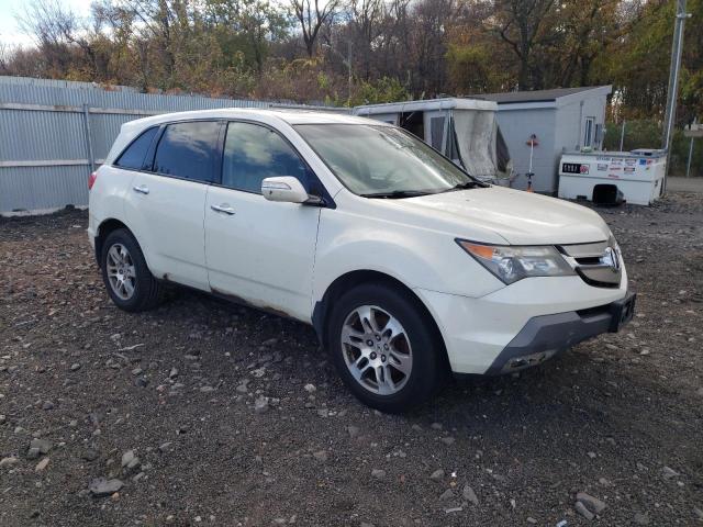 2HNYD28279H533877 - 2009 ACURA MDX WHITE photo 4