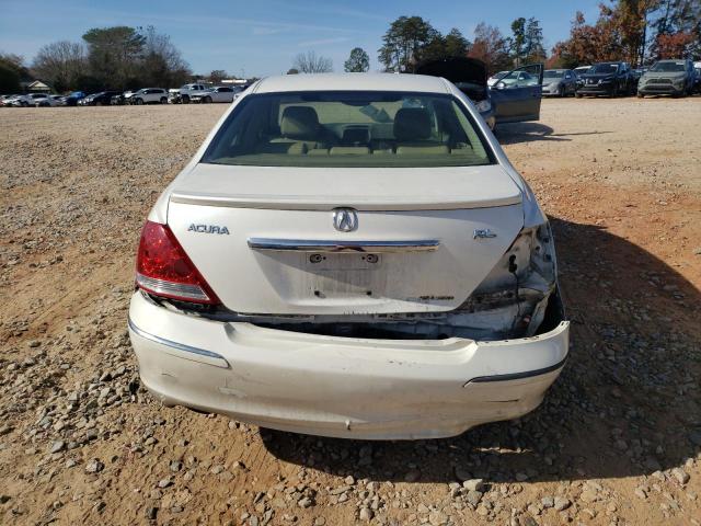 JH4KB16638C002693 - 2008 ACURA RL WHITE photo 6