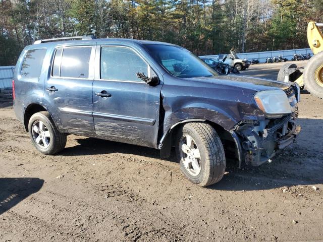 5FNYF4H54BB012682 - 2011 HONDA PILOT EXL BLUE photo 4