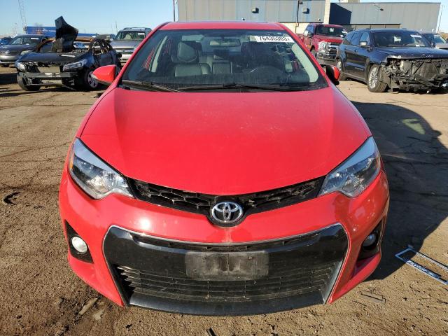 2T1BURHE7GC554556 - 2016 TOYOTA COROLLA L RED photo 5