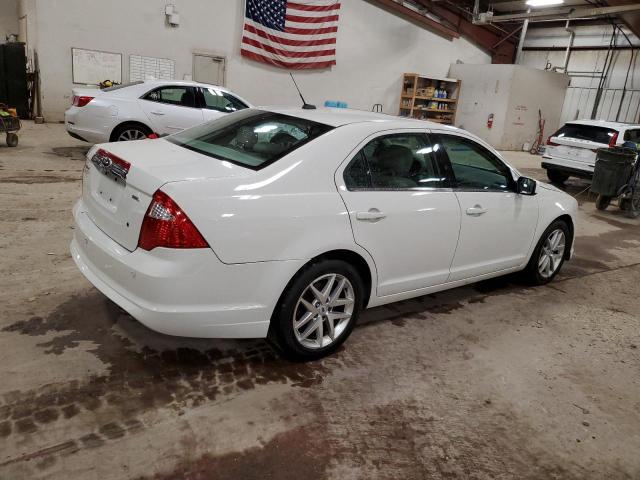 3FAHP0JA4CR434891 - 2012 FORD FUSION SEL WHITE photo 3