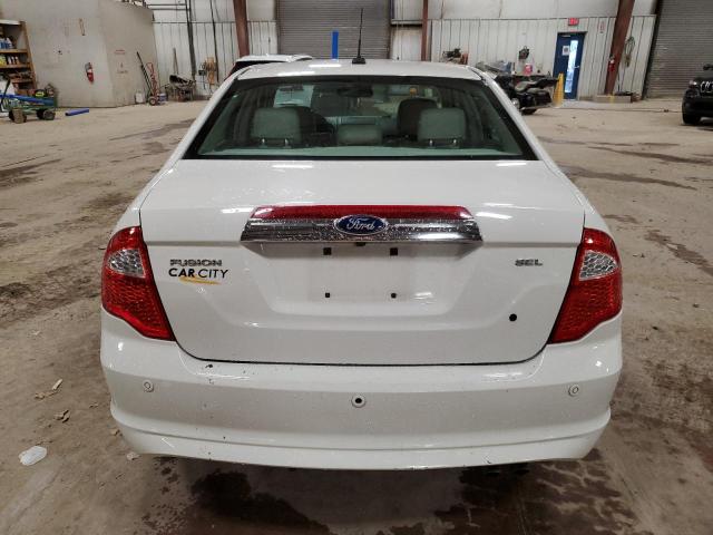 3FAHP0JA4CR434891 - 2012 FORD FUSION SEL WHITE photo 6