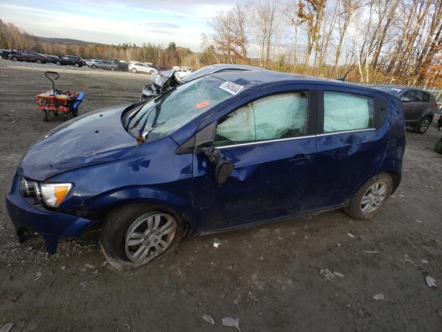 1G1JC6SB8E4124409 - 2014 CHEVROLET SONIC LT BLUE photo 1