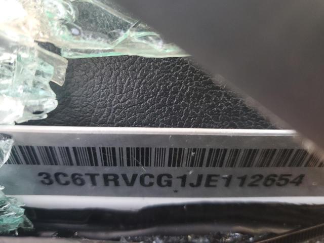 3C6TRVCG1JE112654 - 2018 RAM PROMASTER 2500 HIGH თეთრი ფოტო 13