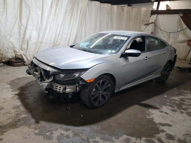 2HGFC2F87MH523268 - 2021 HONDA CIVIC SPORT 银色 照片 1