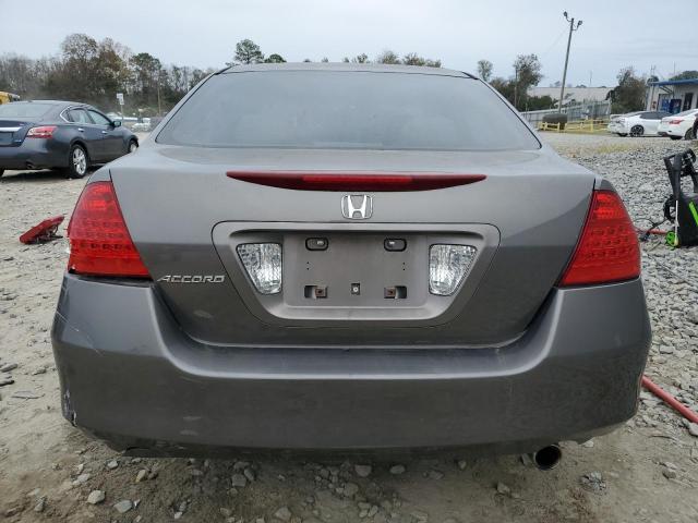 1HGCM56767A125383 - 2007 HONDA ACCORD EX GRAY photo 6