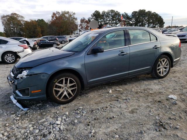 3FAHP0JGXCR298822 - 2012 FORD FUSION SEL TEAL photo 1