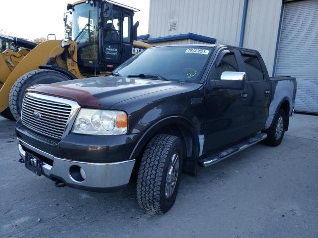 1FTPW14597KB30057 - 2007 FORD F-150 SUPERCREW BROWN photo 1