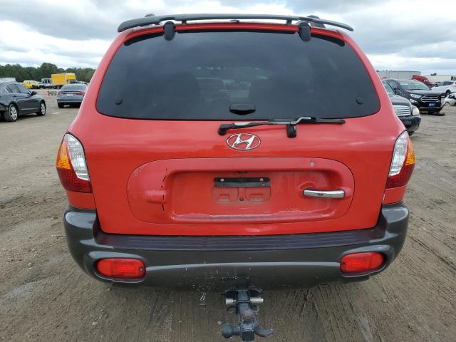 KM8SC13D33U526670 - 2003 HYUNDAI SANTA FE GLS RED photo 6