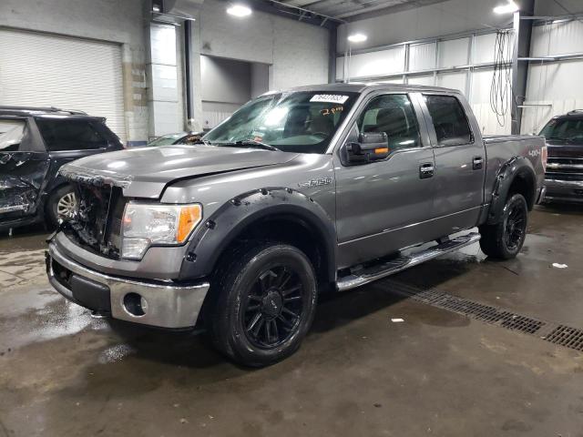 1FTPW14V39FA80722 - 2009 FORD F150 SUPERCREW GRAY photo 1