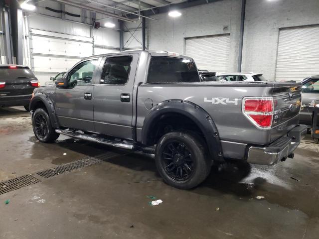 1FTPW14V39FA80722 - 2009 FORD F150 SUPERCREW GRAY photo 2