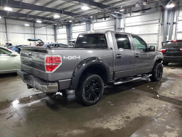 1FTPW14V39FA80722 - 2009 FORD F150 SUPERCREW GRAY photo 3