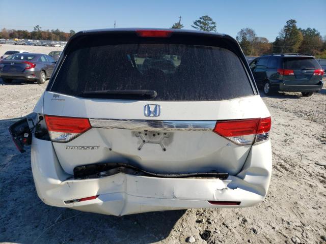 5FNRL5H40EB040719 - 2014 HONDA ODYSSEY EX WHITE photo 6