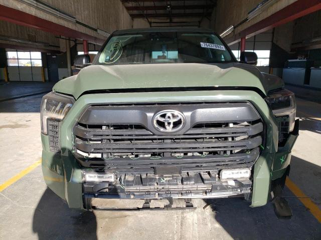 5TFLA5DB9NX024458 - 2022 TOYOTA TUNDRA CREWMAX SR GREEN photo 5